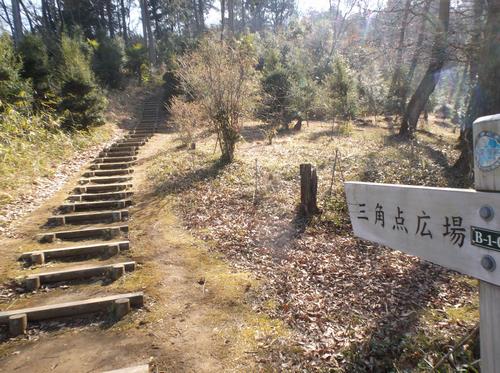 三角点への案内看板