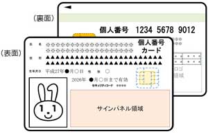 個人番号カードイメージ画像
