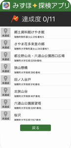 アプリ達成度画面